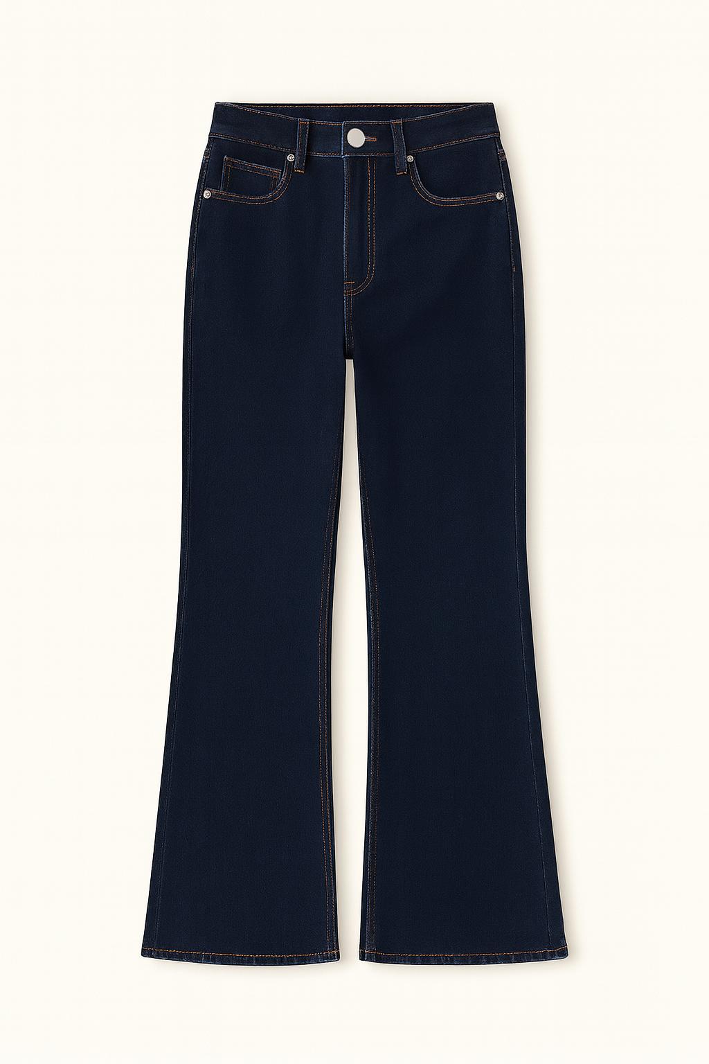 Daniella - Dames Flared Jeans met Hoge Taille