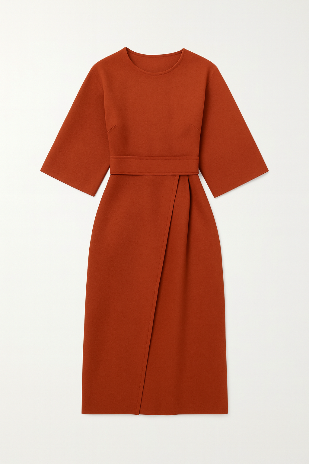 Juliette – Elegante Dames Midi Jurk met Tailleceintuur