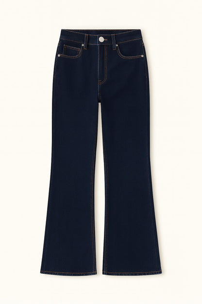 Daniella - Dames Flared Jeans met Hoge Taille