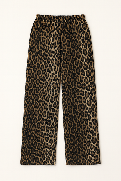 Monica – Dames Jeans met Luipaardprint