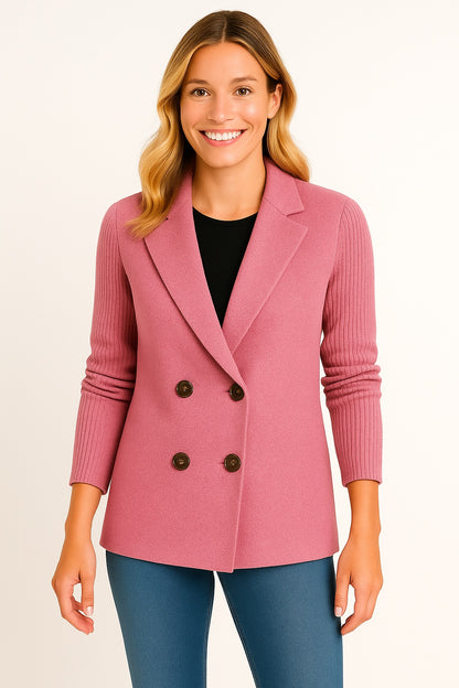 Katrin - Gebreide Dames Blazermantel