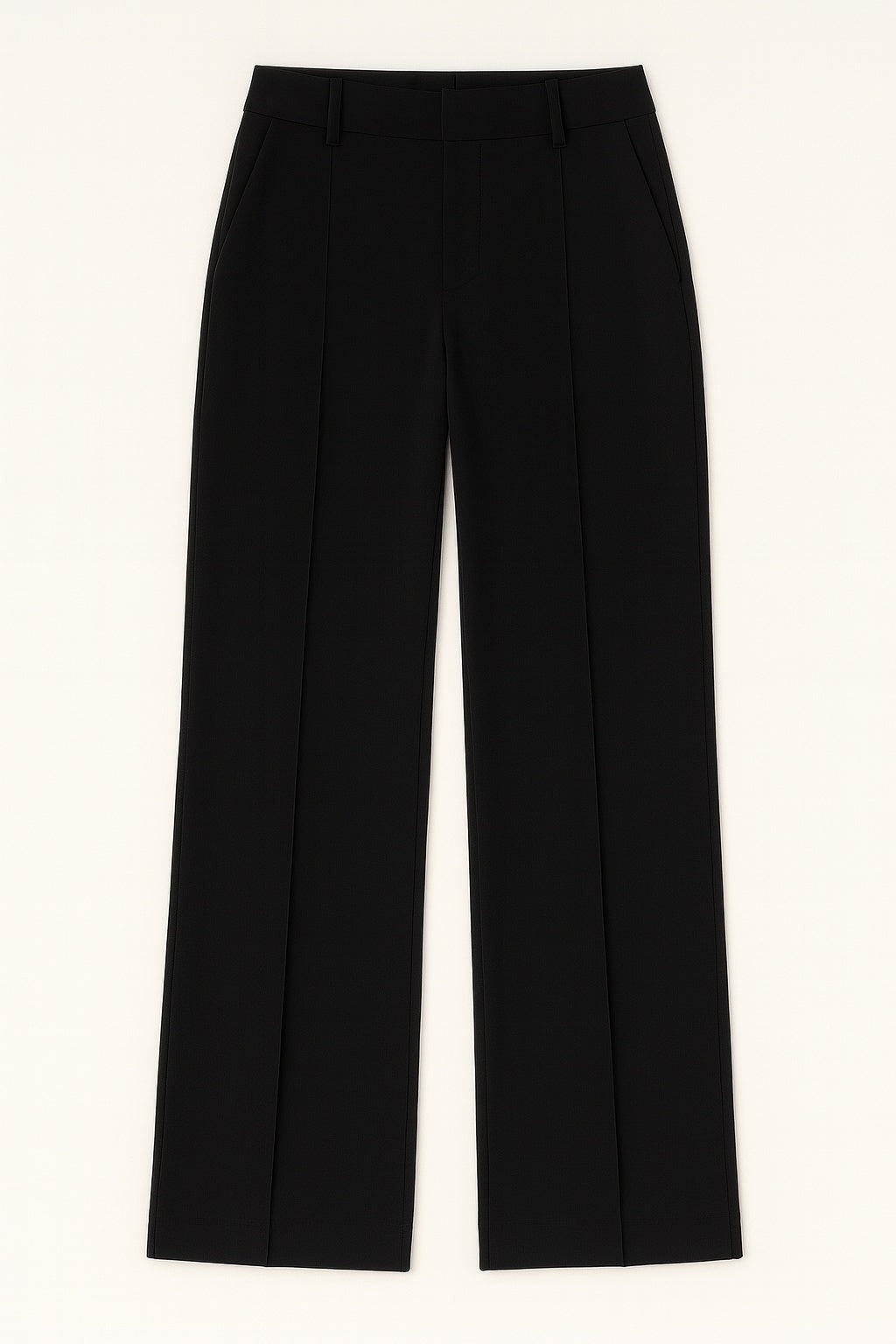 Cecilia - Hoge Taille Damesbroek met Wijde Pijpen