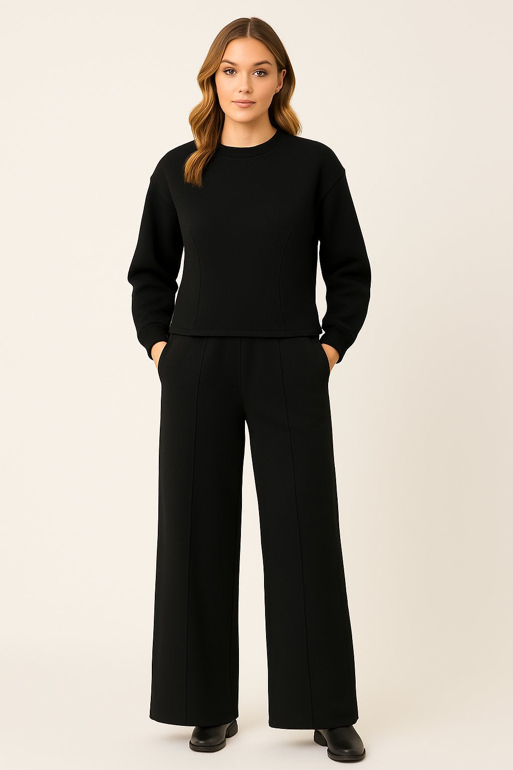 Selina - Dames Zachte Tweedelige Lounge Set