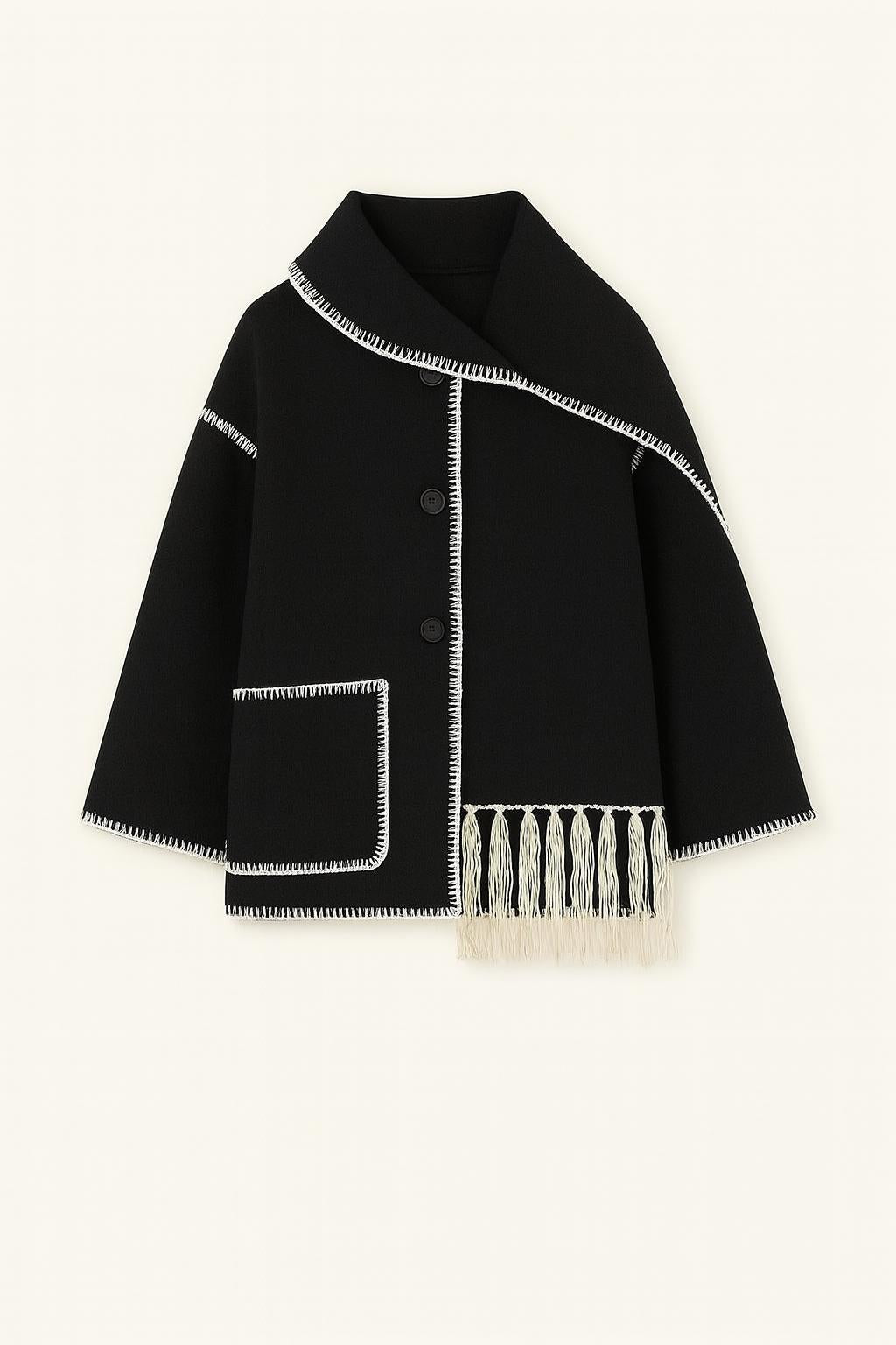 Kara - Winddichte Sjaaljas met Afneembare Sjaal