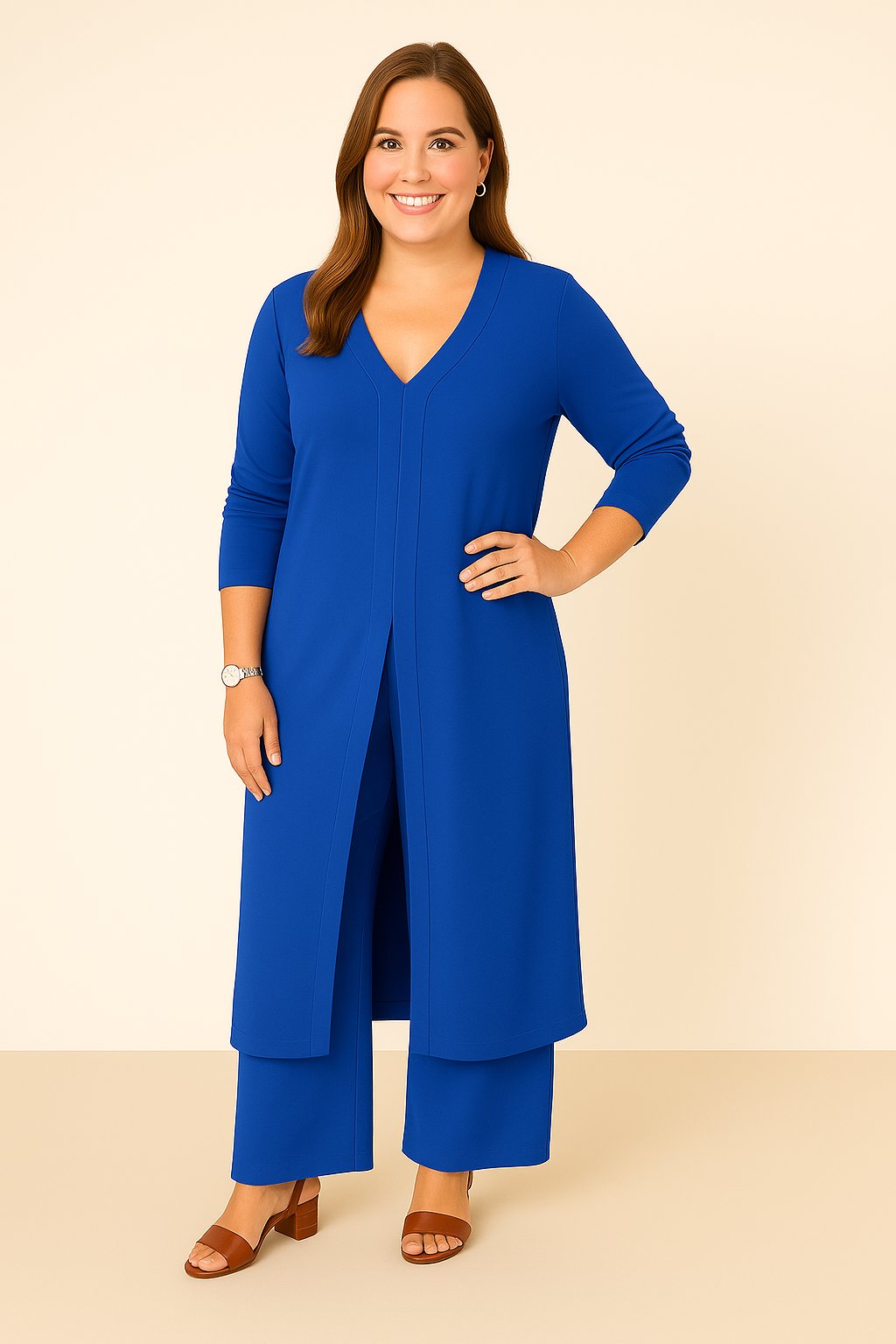 Aria - Dames Tweedelige Set van Luchtige Stof