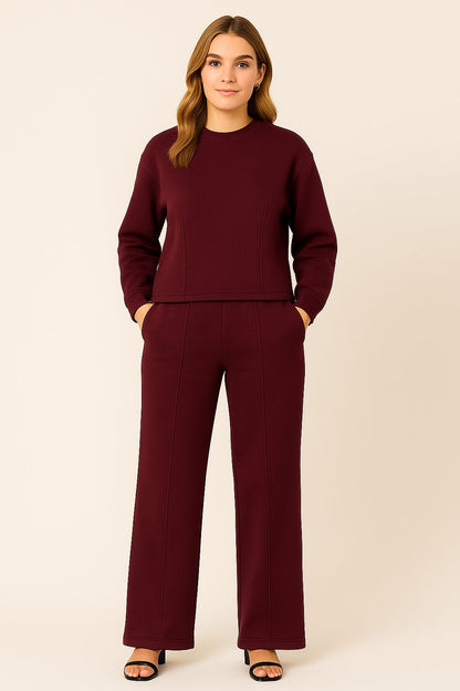 Selina - Dames Zachte Tweedelige Lounge Set