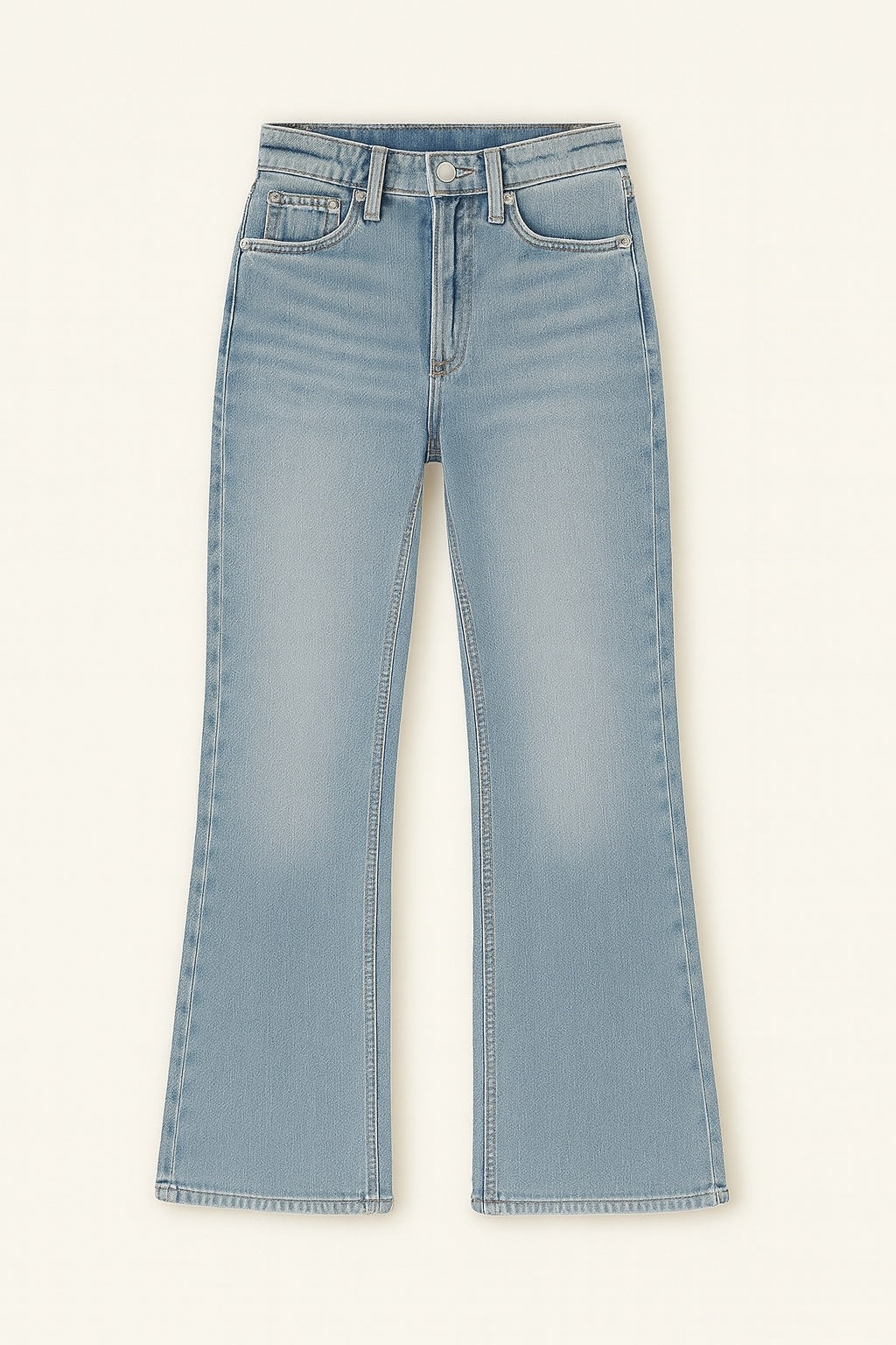 Daniella - Dames Flared Jeans met Hoge Taille