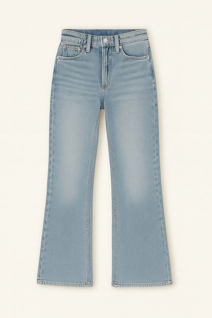 Daniella - Dames Flared Jeans met Hoge Taille