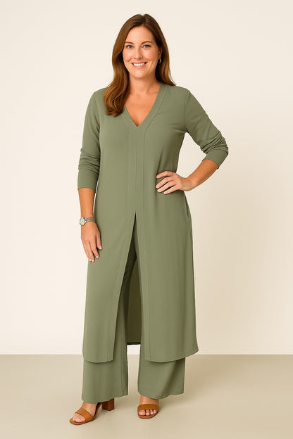 Aria - Dames Tweedelige Set van Luchtige Stof