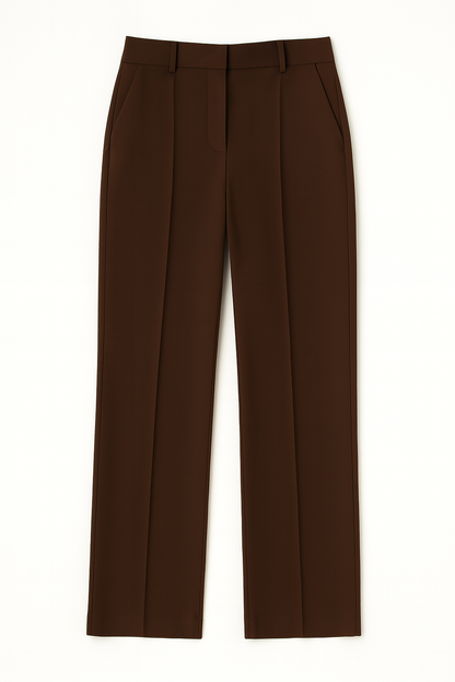 Cecilia - Hoge Taille Damesbroek met Wijde Pijpen