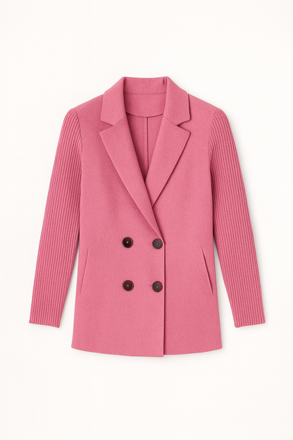 Katrin - Gebreide Dames Blazermantel