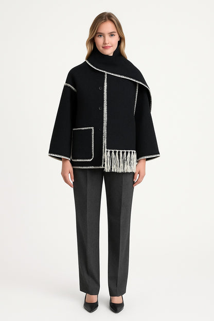 Kara - Winddichte Sjaaljas met Afneembare Sjaal