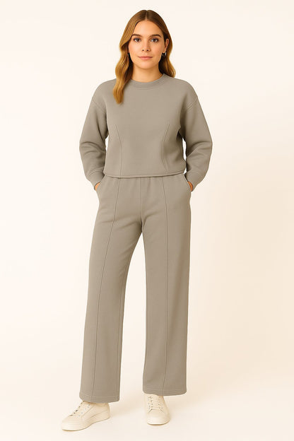 Selina - Dames Zachte Tweedelige Lounge Set