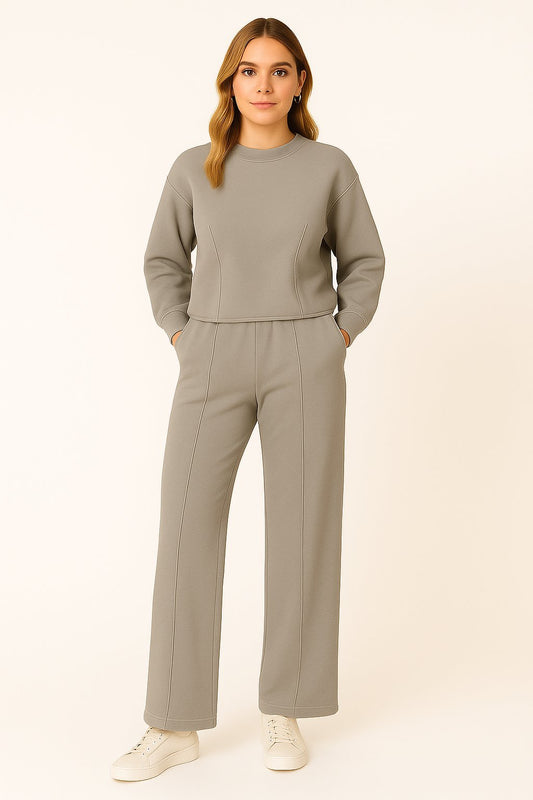 Selina - Dames Zachte Tweedelige Lounge Set