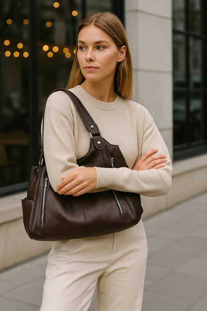 Amber - Dames Schoudertas van Kunstleer