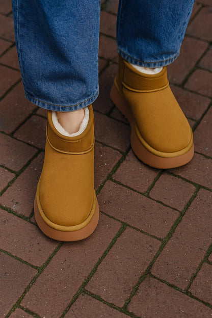 Demi - Warme Dames Enkellaarzen