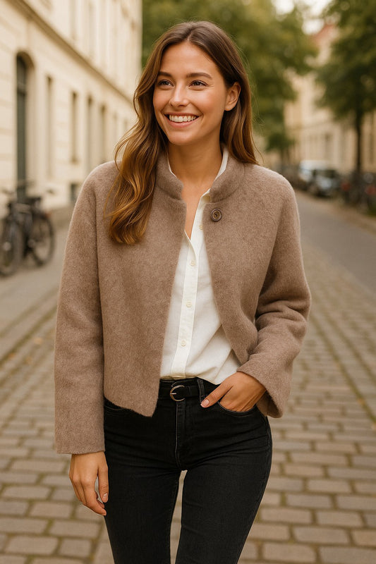 Sophie – Dames Wollenmix Wintermantel