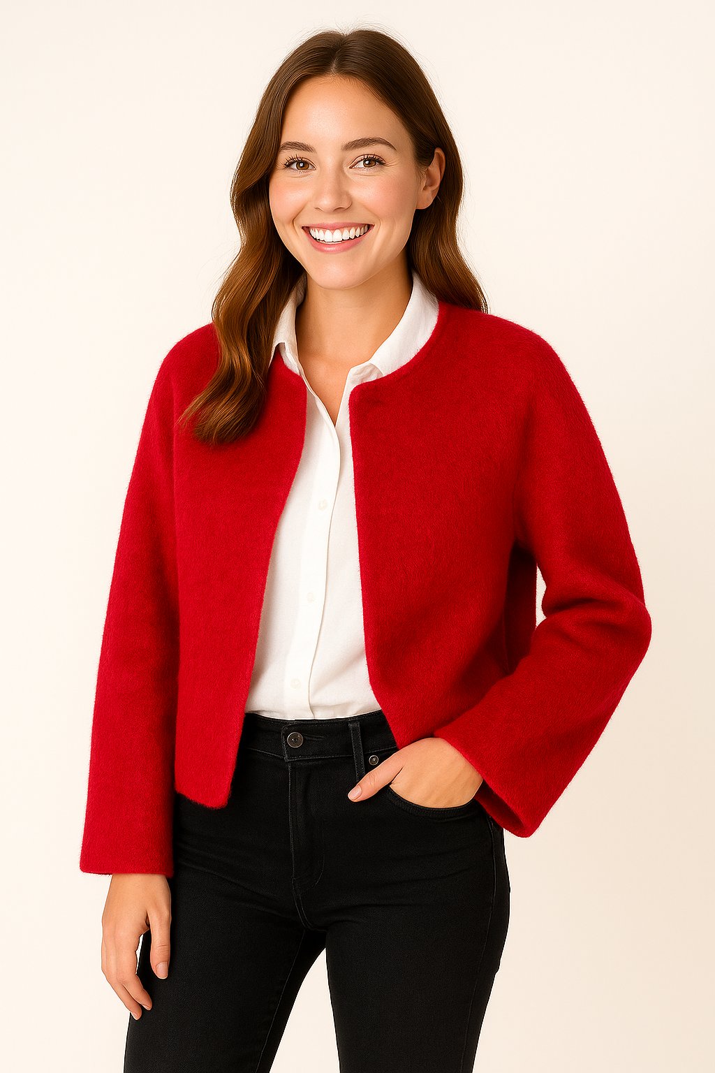 Sophie – Dames Wollenmix Wintermantel