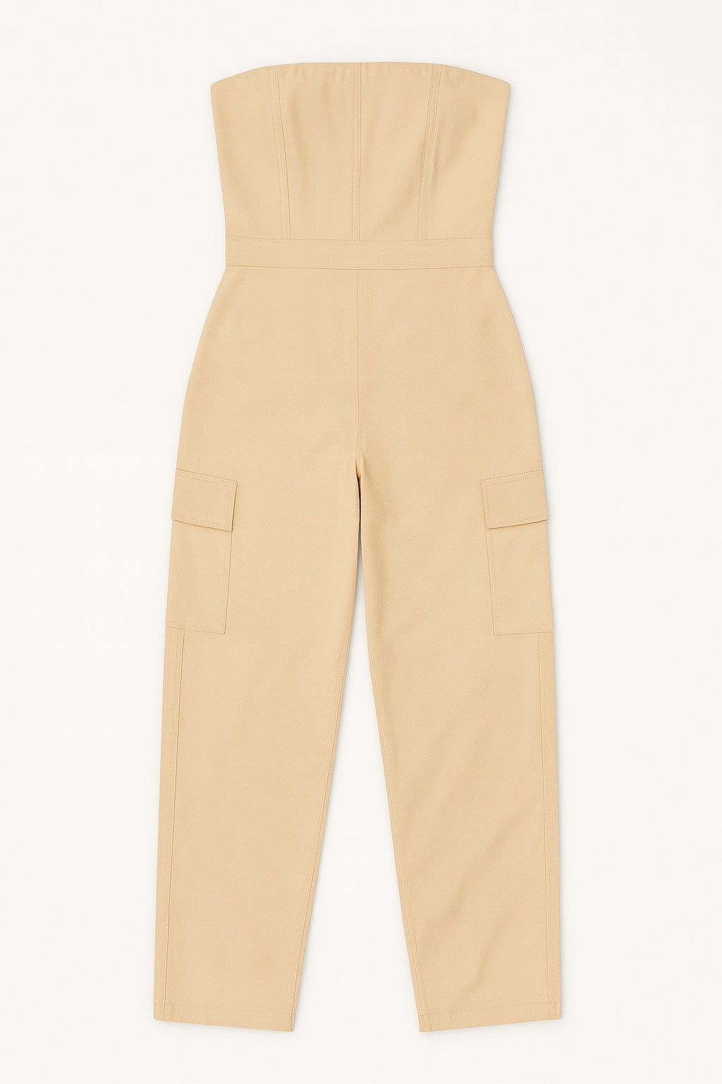 Hannah – Dames Cargo Jumpsuit met Wijde Pijpen
