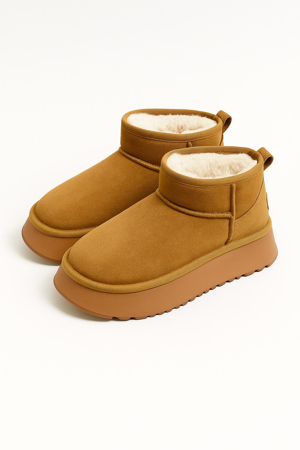 Demi - Warme Dames Enkellaarzen